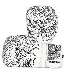 Rękawice Bokserskie WarHouse Dragon White/Black