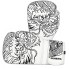 Rękawice Bokserskie WarHouse Dragon White/Black