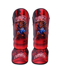 Octagon Ochraniacze Piszczeli Dziecięce Kids Legion Bull Red