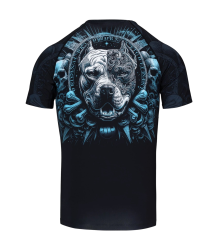 Pit Bull Rashguard Krótki Rękaw Shortsleeve World Black