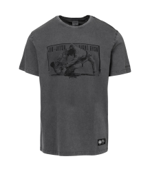 Pit Bull T-shirt Koszulka Washed Jiu-Jitsu Fight DVSN Graphite