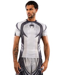 Venum Rashguard Krótki Rękaw Short Sleeve Galactic 3.0 Off-White/Black