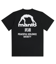 MANTO T-shirt Koszulka SOCIETY Black