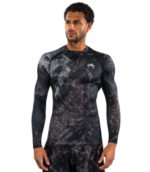 Venum Rashguard Long Sleeve Długi Rękaw Rage & Workout Black/Grey