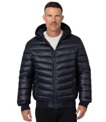 Pit Bull Kurtka Zimowa Pikowana Z Kapturem Grand Dark Navy