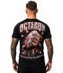 Octagon T-Shirt Koszulka Nie Ma Wrażeń Bez Obrażeń Black