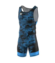 Extreme Hobby Trykot Zapaśniczny Havoc Męski Blue