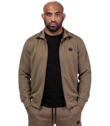 Pit Bull Bluza Rozpinana Tape Logo Coyote Brown