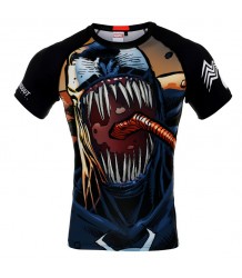 Rashguard Poundout Marvel Venom 2.0 Short Sleeve